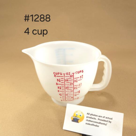 Vintage Tupperware Bundle #1288 Mix-N-Store Pitcher #1200 Strainer Yellow - Picture 3 of 9